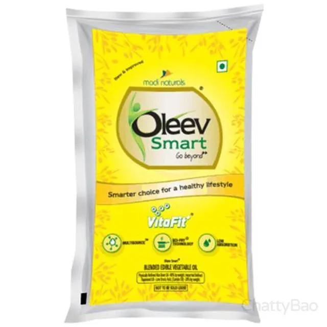Oleev Smart Multisource Edible Oil Pouch 1 L view 2