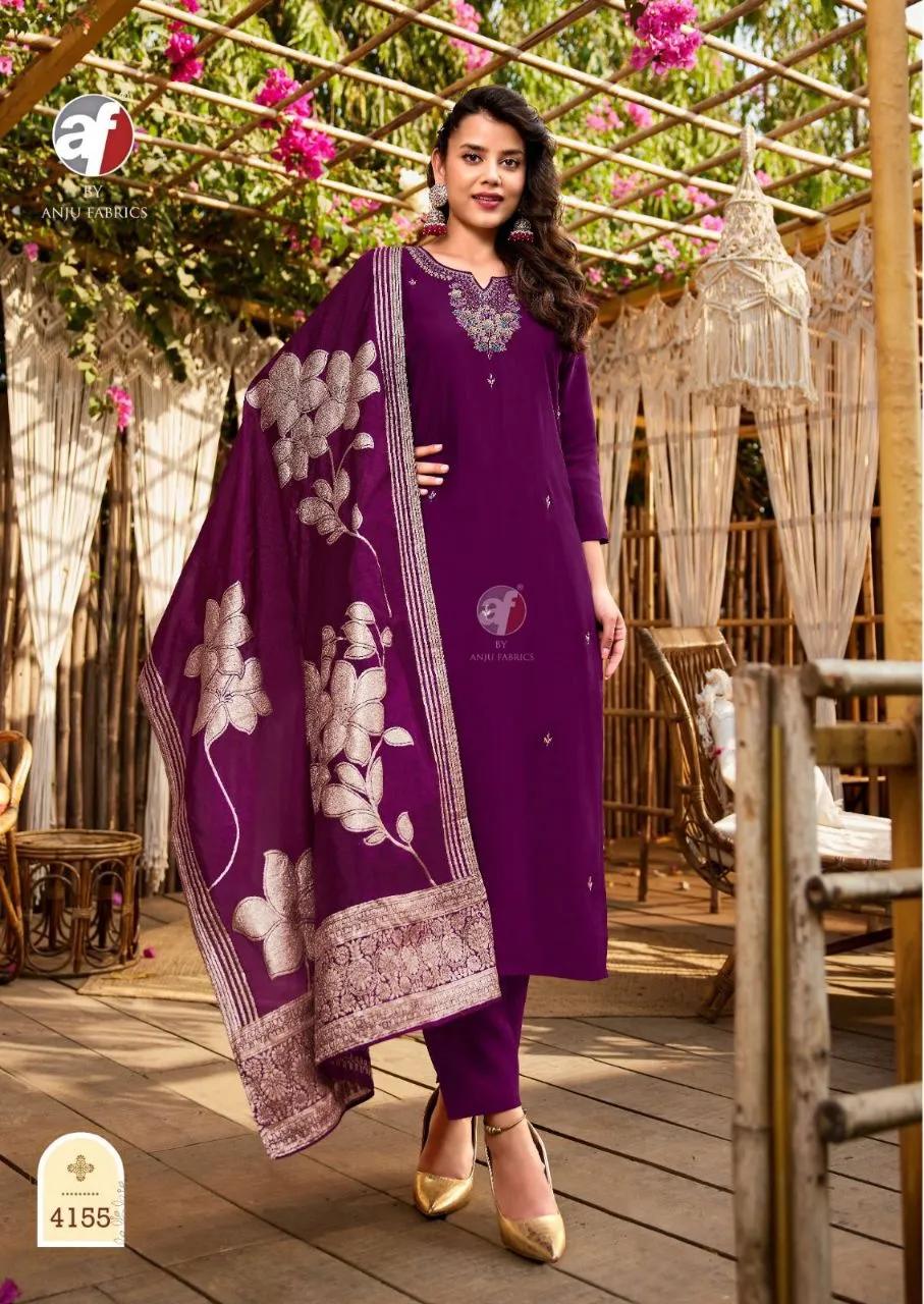 Embroidered Purple Kurti view 2