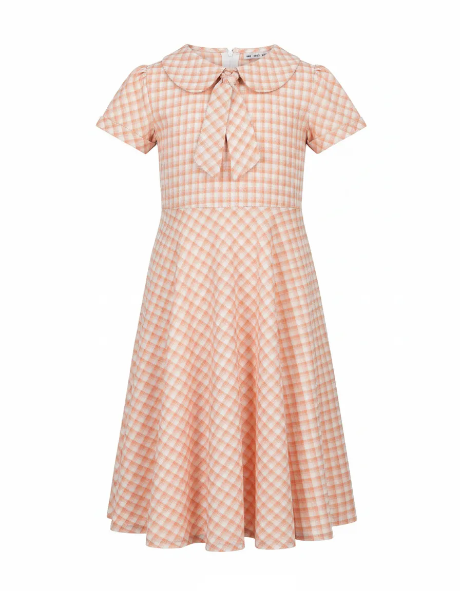 Girls Cotton Frock Ft view 2