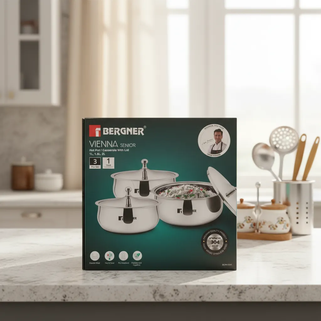 Bergner Vienna Hot Pot/Casserole Set