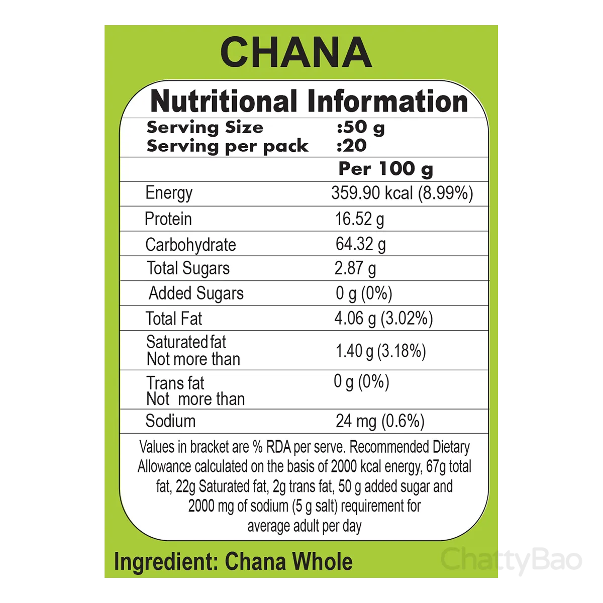 Patanjali Kala Chana 500 g view 2