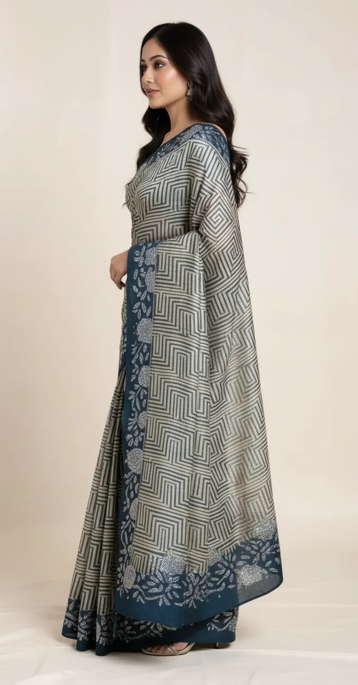 Designer Piano Saree. view 2