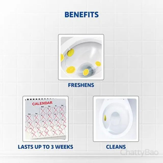 Harpic Hygienic Toilet Cleaner Rim Block - Citrus 26 g view 4