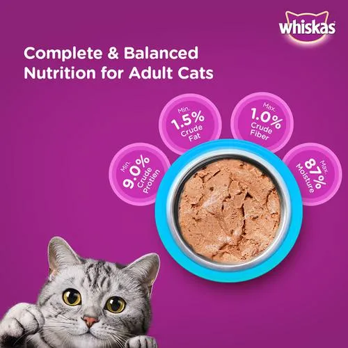 Whiskas Wet Cat Food - Adult 1+ Years Ocean Fish Flavour 80 g view 4