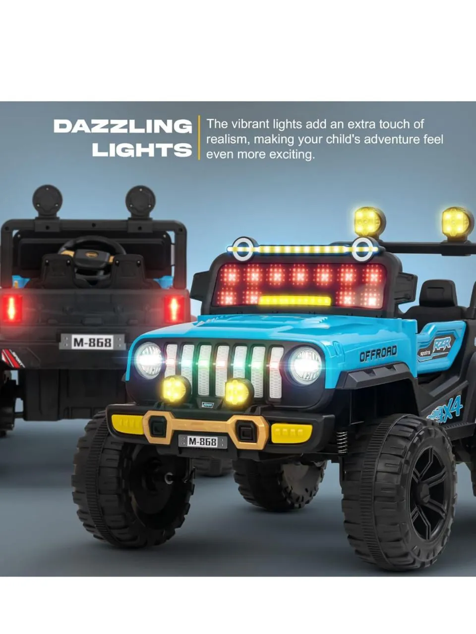 Turbo Offroad SUV Blue view 6