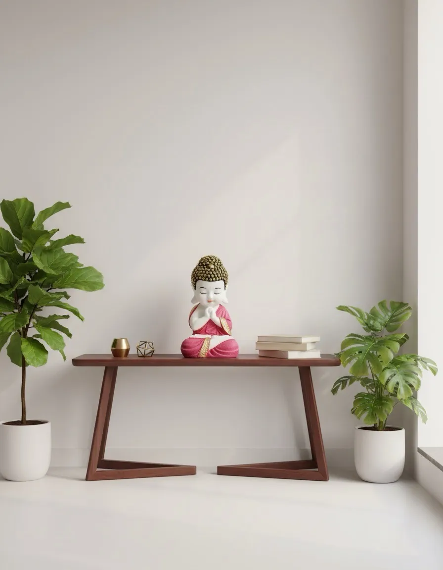 Zen Buddha Statue view 2
