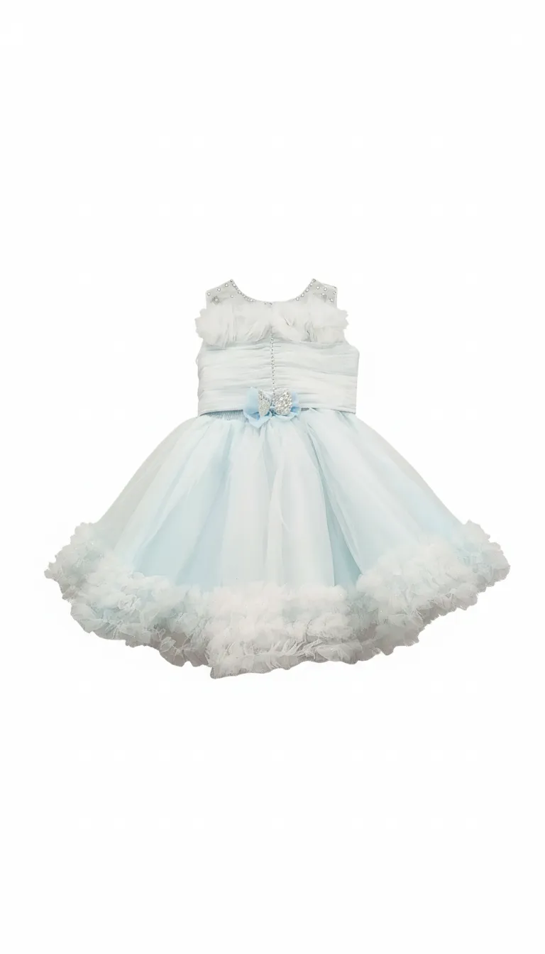 Girls Party Frock view 2