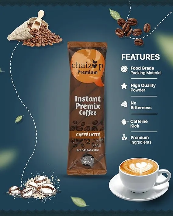 Chaizup Premium Instant Premix Coffee - Latte 20 g view 2