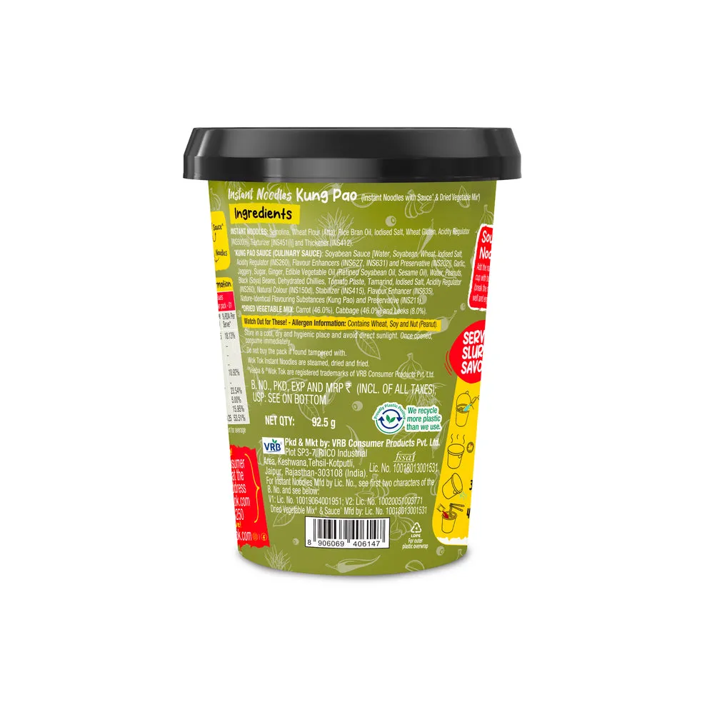 Veeba Wok Tok Instant Cup Noodles Kung Pao 92.5 g view 2