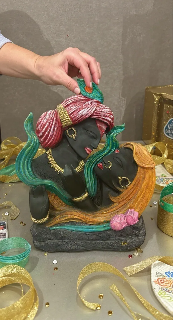 Radha Krishna Statue