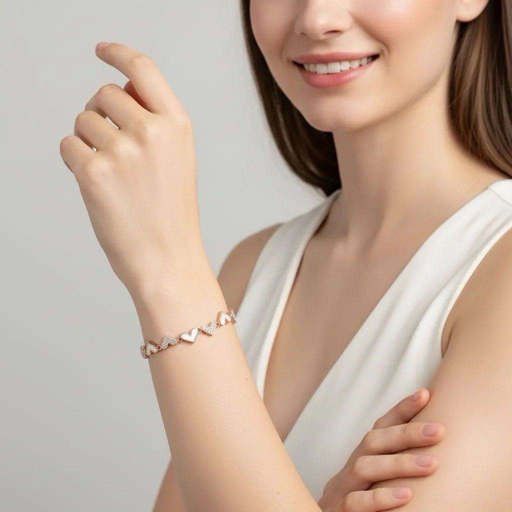 Heart Link Bracelet