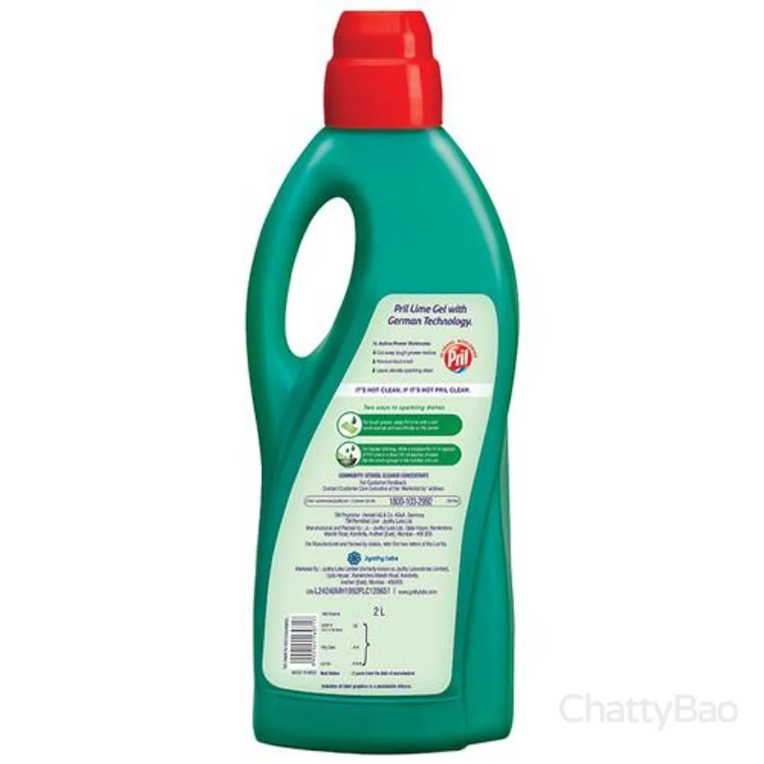 Pril Dishwash Liquid - Lime 2 L view 2