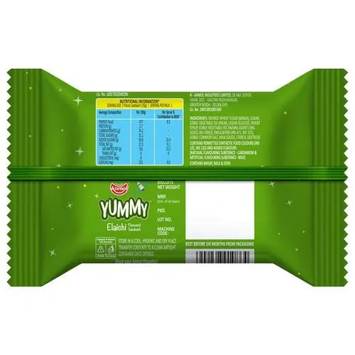 Anmol Yummy Sandwich Biscuits - Elaichi 67 g view 2