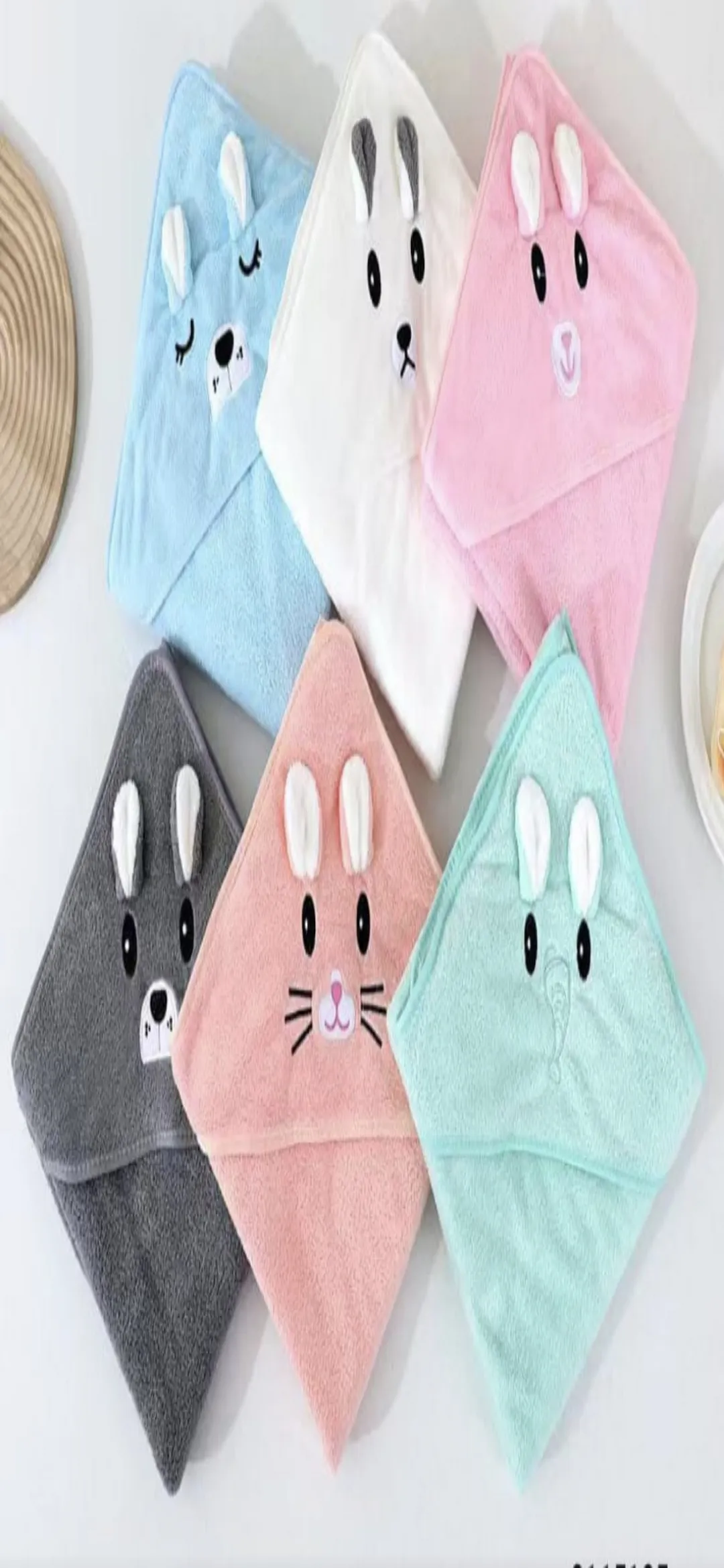 Animal Hooded Towels view 2