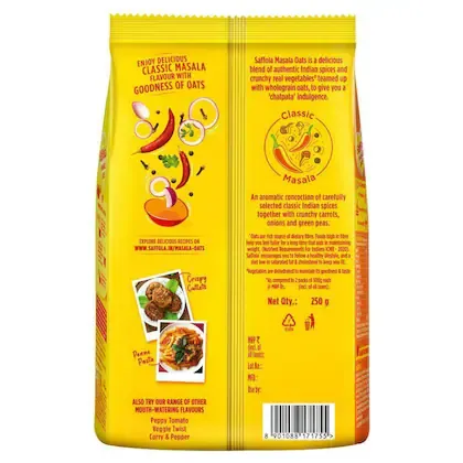 Saffola Classic Masala Oats 250 g view 2