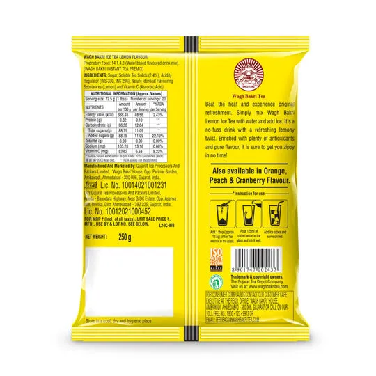 Wagh Bakri Lemon Ice Tea 250 g view 2