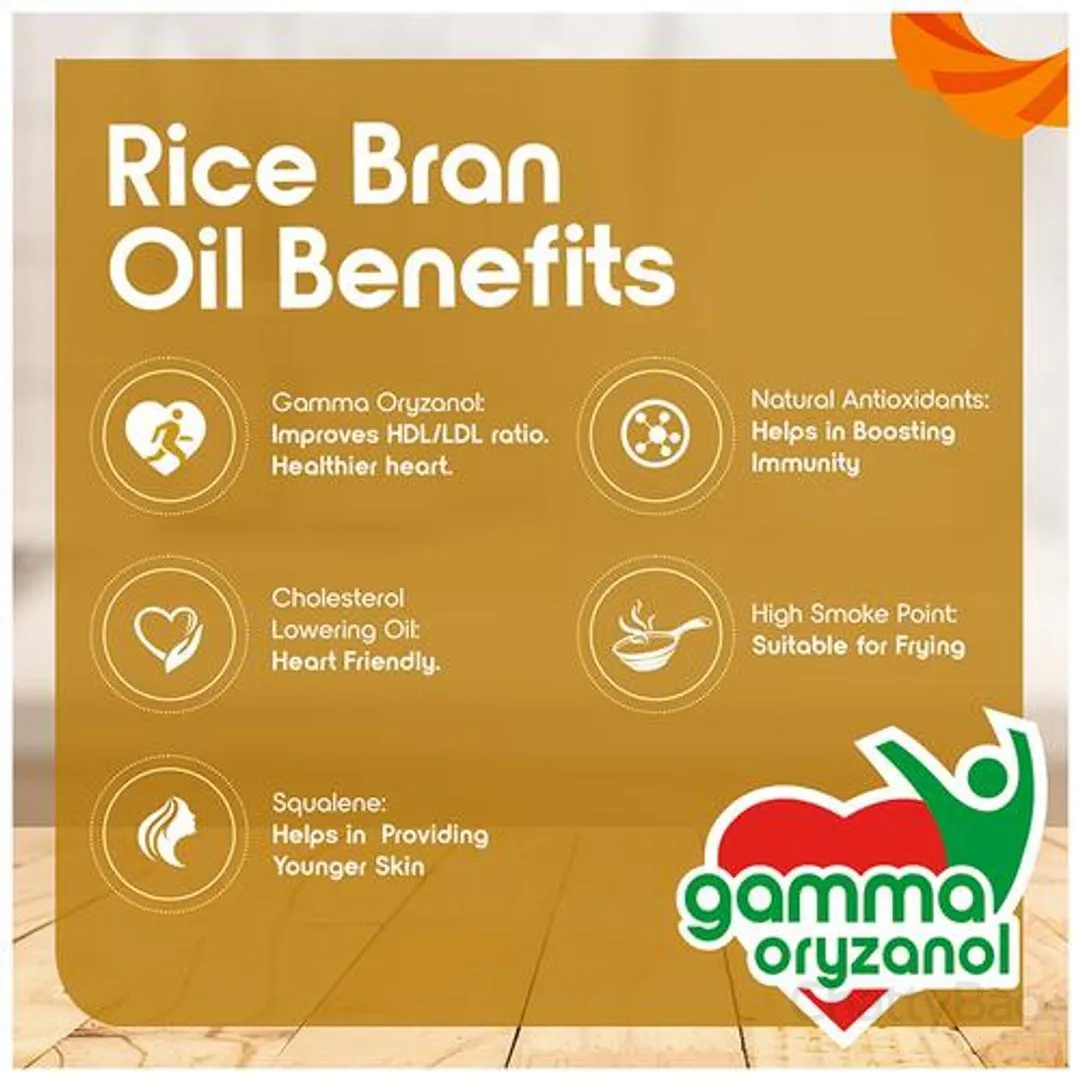 Fortune Rice Bran Oil Pouch 1 L view 6