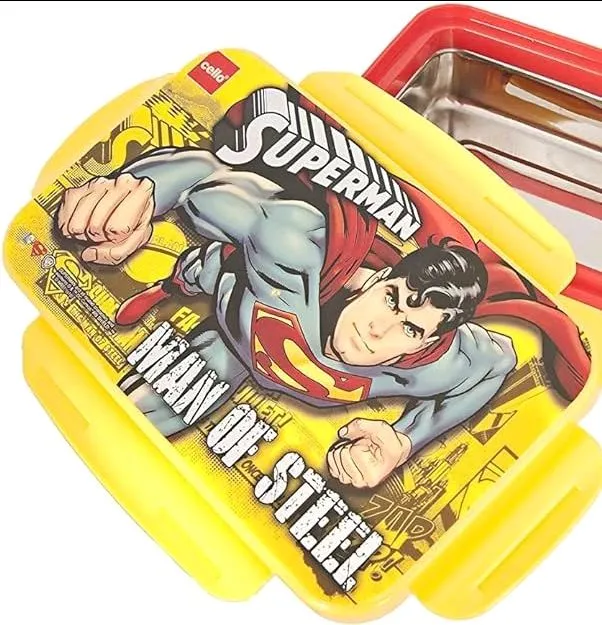 Cello Hi-Lunch Deluxe Lunch Box, Superman, 1 Pcs view 2