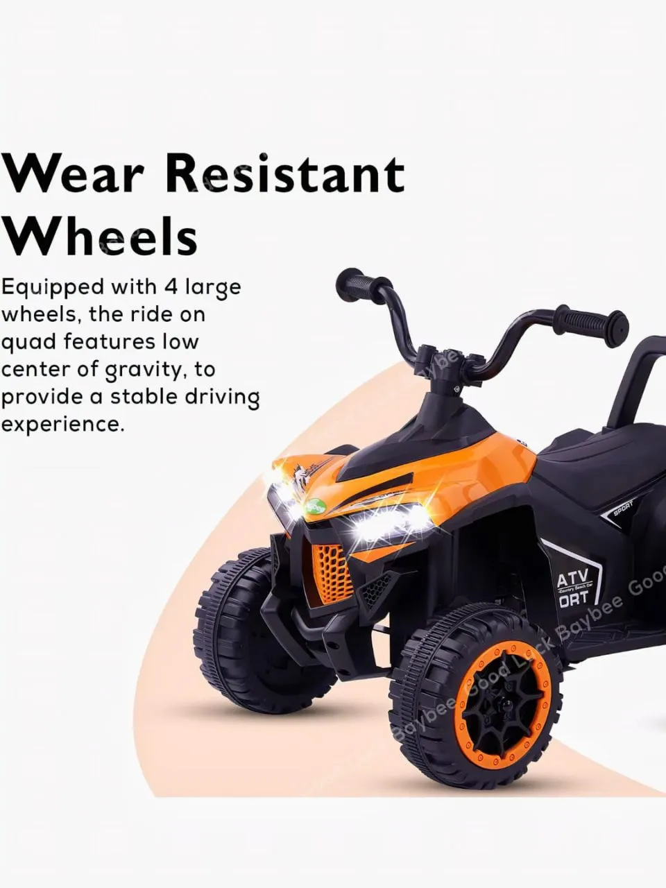 Baybee ATV Quad Bike view 5