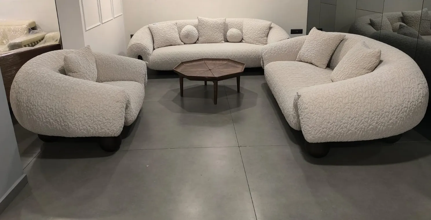 Contemporary Plush Sofa Set TC/SF/24007 (3+2+1 Seater) view 2