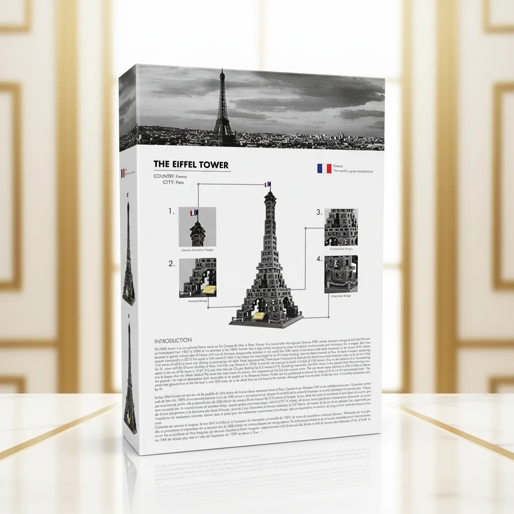 WANGE The Eiffel Tower Building Set view 2