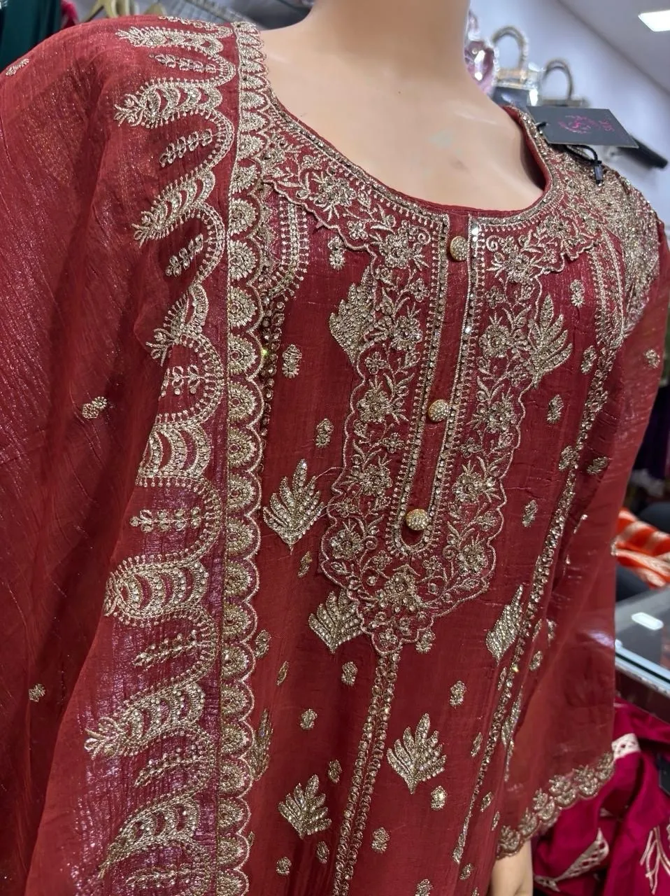 Silk Premium.Ethnic Kurta Set view 2