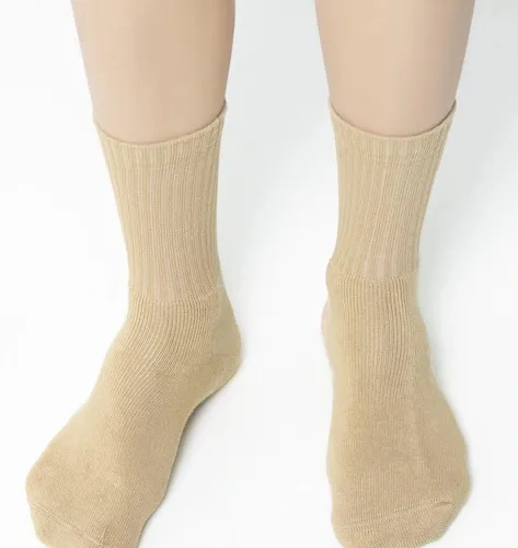 Jockey Socks Long Khaki Towel 7035 view 2
