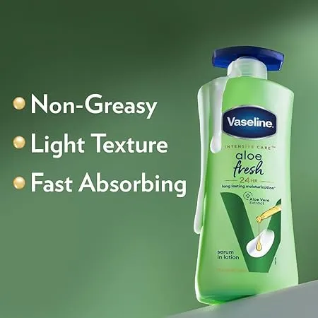 Vaseline Aloe Fresh Body Lotion 600 ml view 4