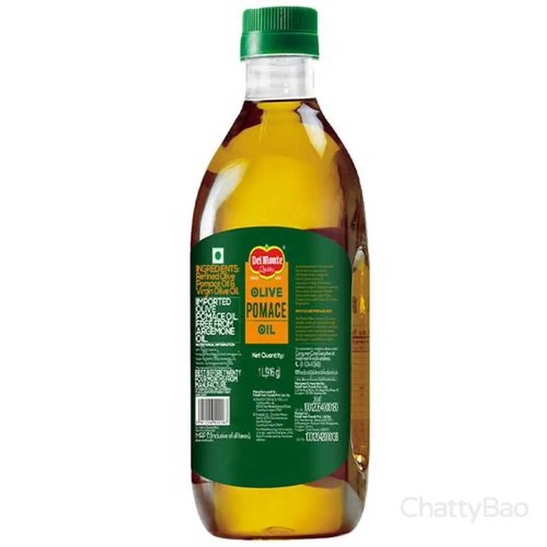 Del Monte Olive Pomace Oil Bottle 1 L view 2