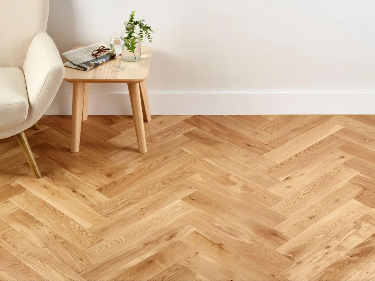 SF Smart Herringbone Wooden Flooring 8mm view 5