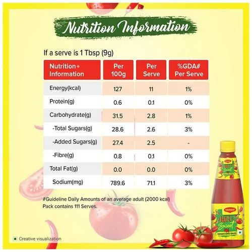 Maggi Hot & Sweet - Tomato Chilli Sauce 1 Kg view 3