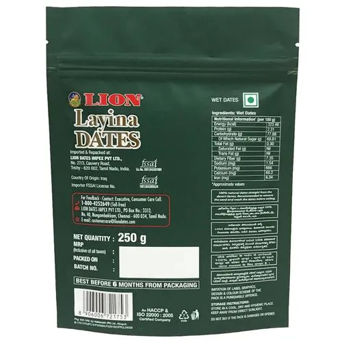 Lion Arabian Dates 250 g view 2