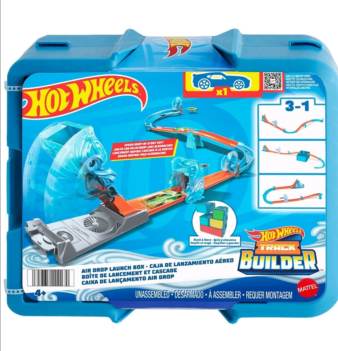Hot Wheels Track Builder 3-1, 4+, 1 Pcs view 2