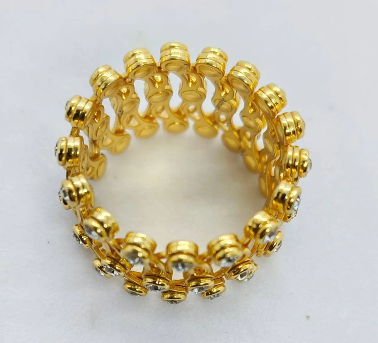 2 in 1 Golden Stretch Bracelet ( AVSLR-01) view 2