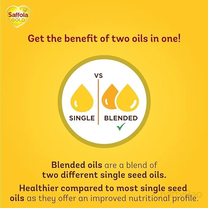Saffola Gold Refined Cooking Oil 5 L view 6