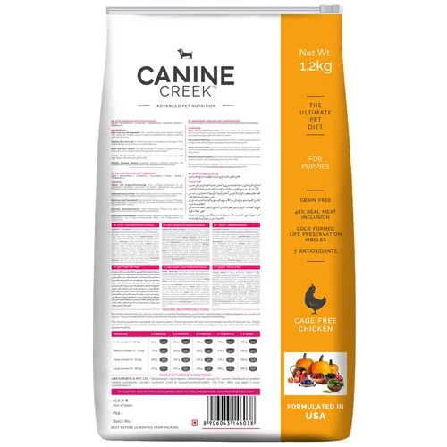 Canine Creek Puppy Dry Dog Food Ultra Premium 1.2 Kg view 2
