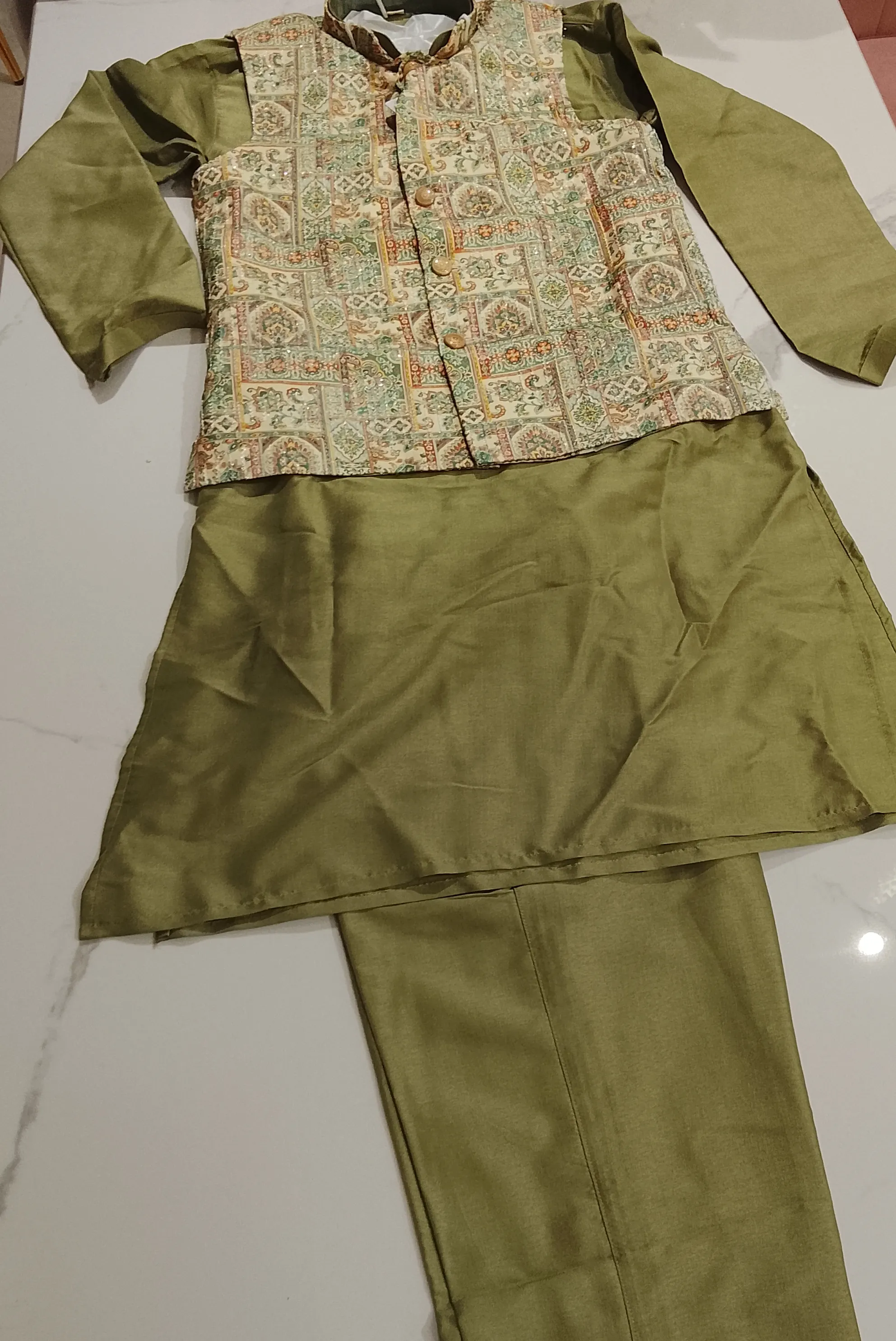 The Mirror Story Kurta Pajama Set01 view 2