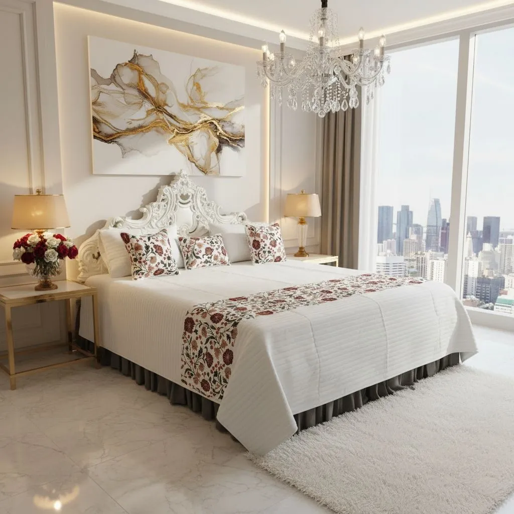 Floral Bed Cover Set view 3