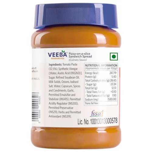 Veeba Sandwich Spread - Pizza On A Slice 280 g view 2