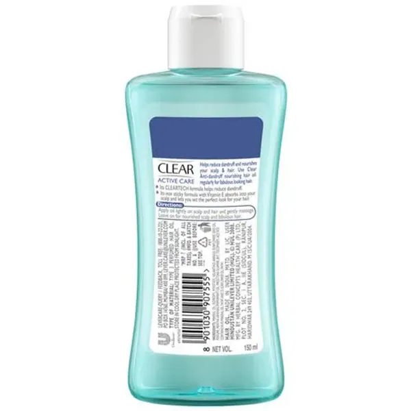 Clear Active Care Anti Dandruff Nourishing Hair Oil 75 ml view 2