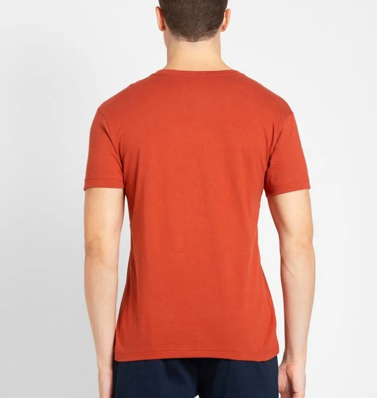 Jockey T-Shirt V Neck Half Sleeve Cinnabar view 3
