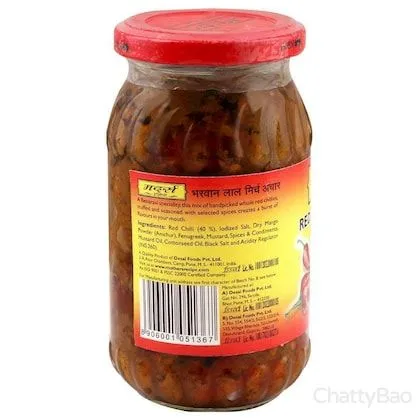 Mother's Recipe Pickle - Red Stuffed Chilli 400 g view 2