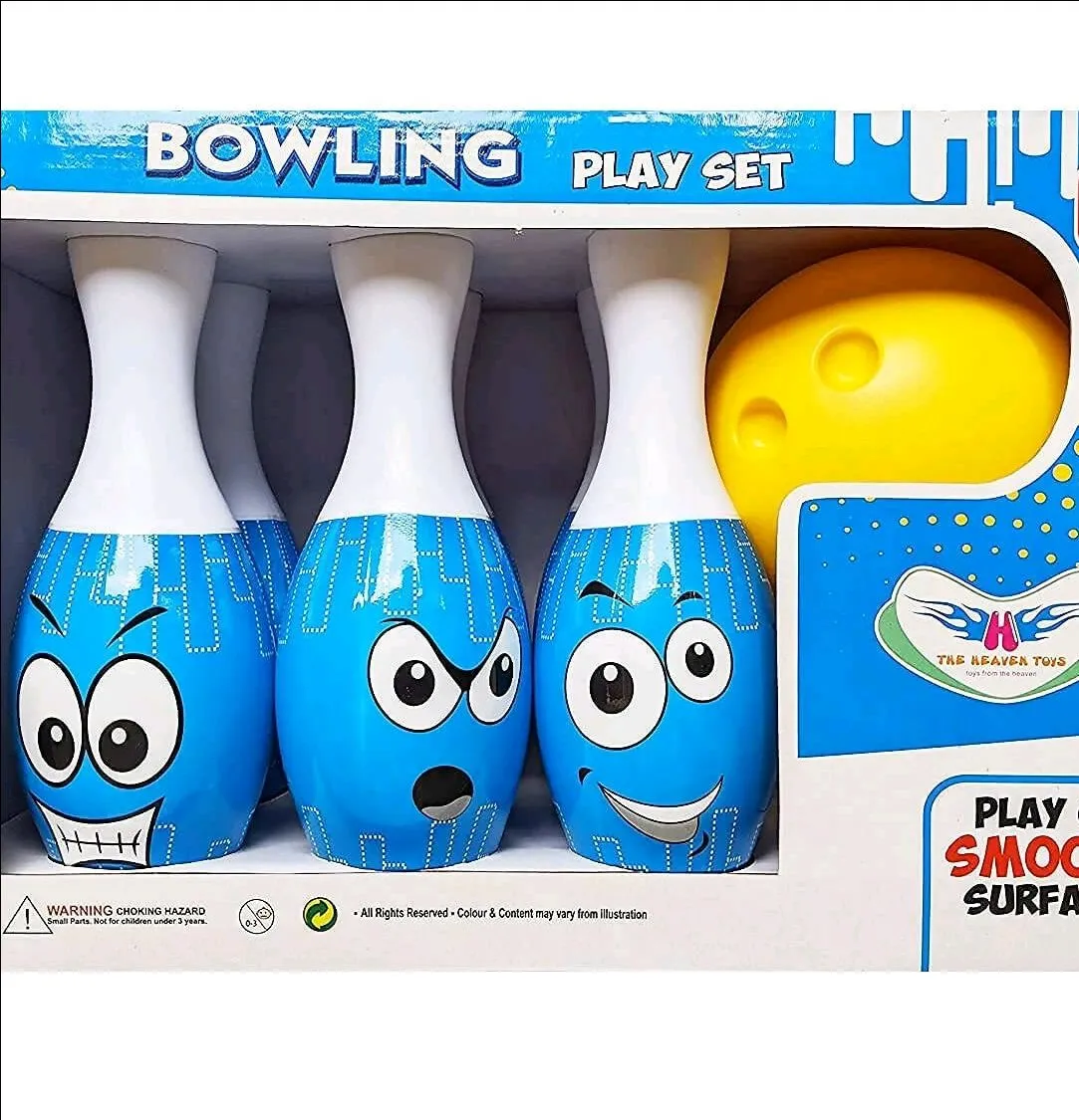 Bowling Play Set, Blue, 3+, 1 Pcs view 2