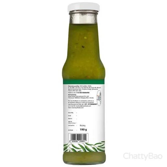 Keya Green Chilli Sauce 190 g view 2