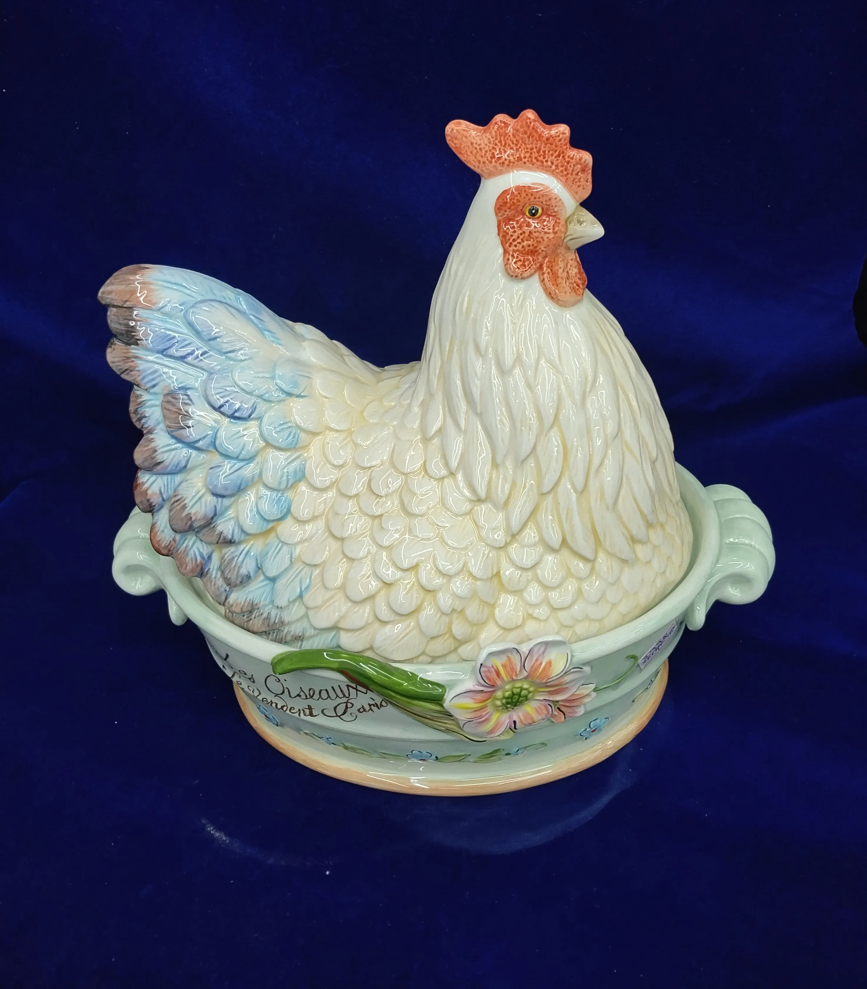 Decorative Ceramic Chicken Dish view 2