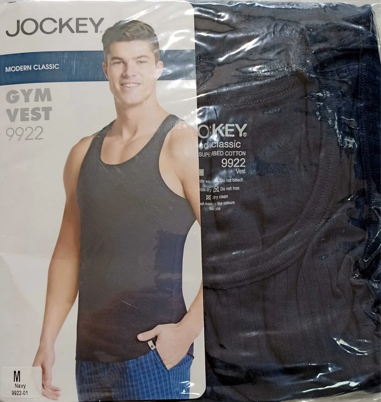 Jockey Vest Navy 9922 view 4
