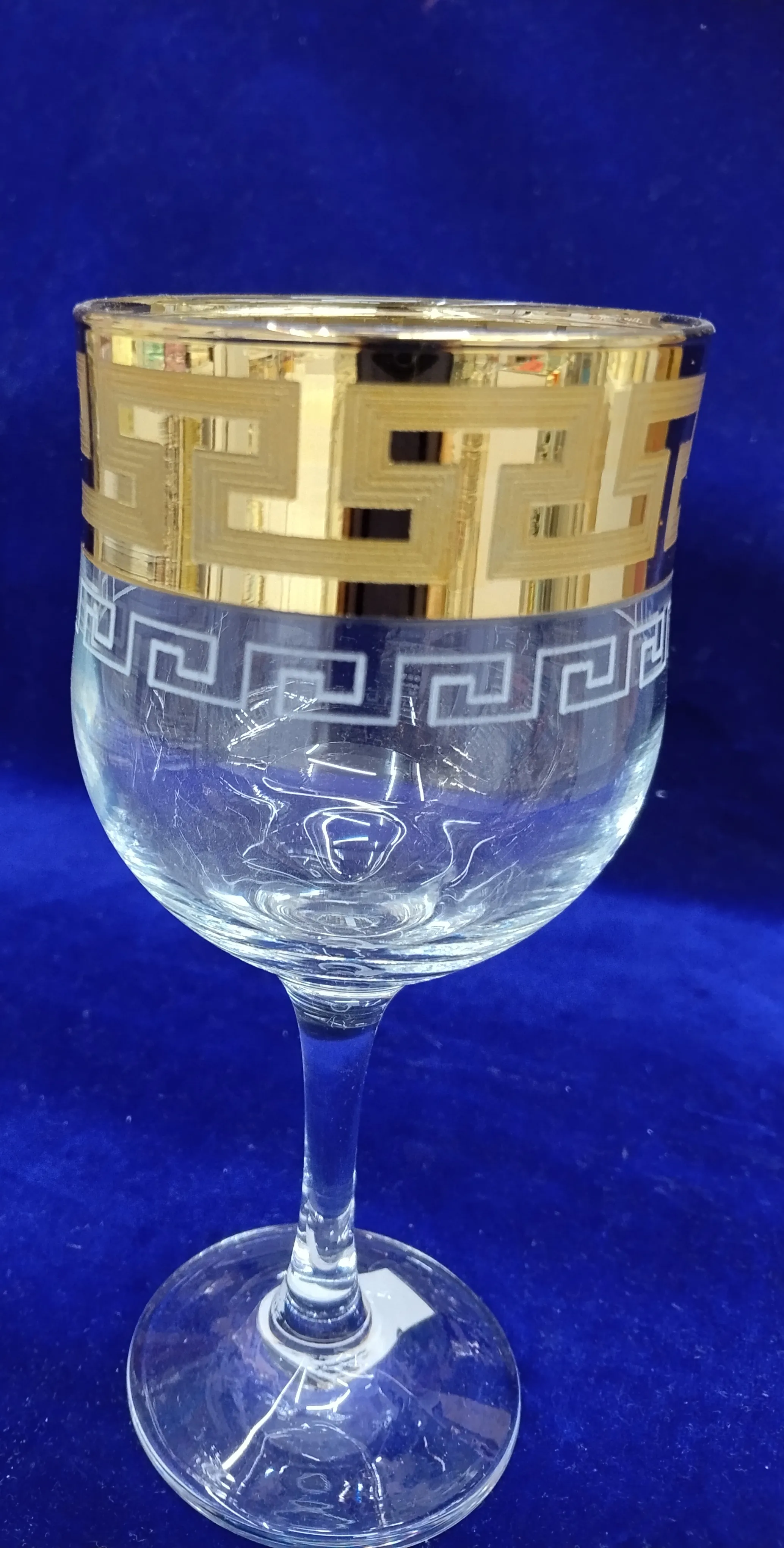 Decorative Wine Glass view 2