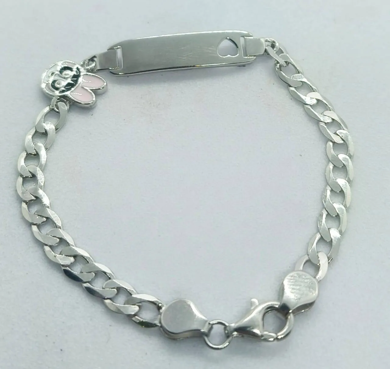 Silver Heart Bracelet (AVSBR-045) view 3