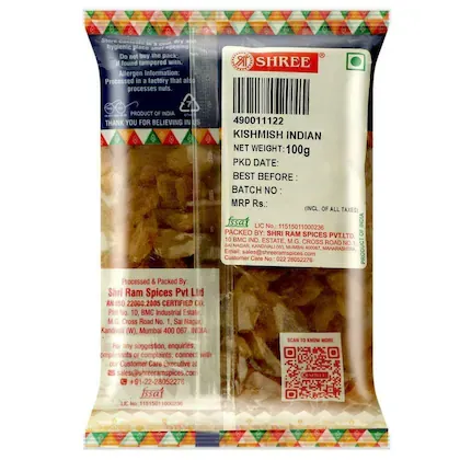 Shree Indian Kishmish 100 g view 2