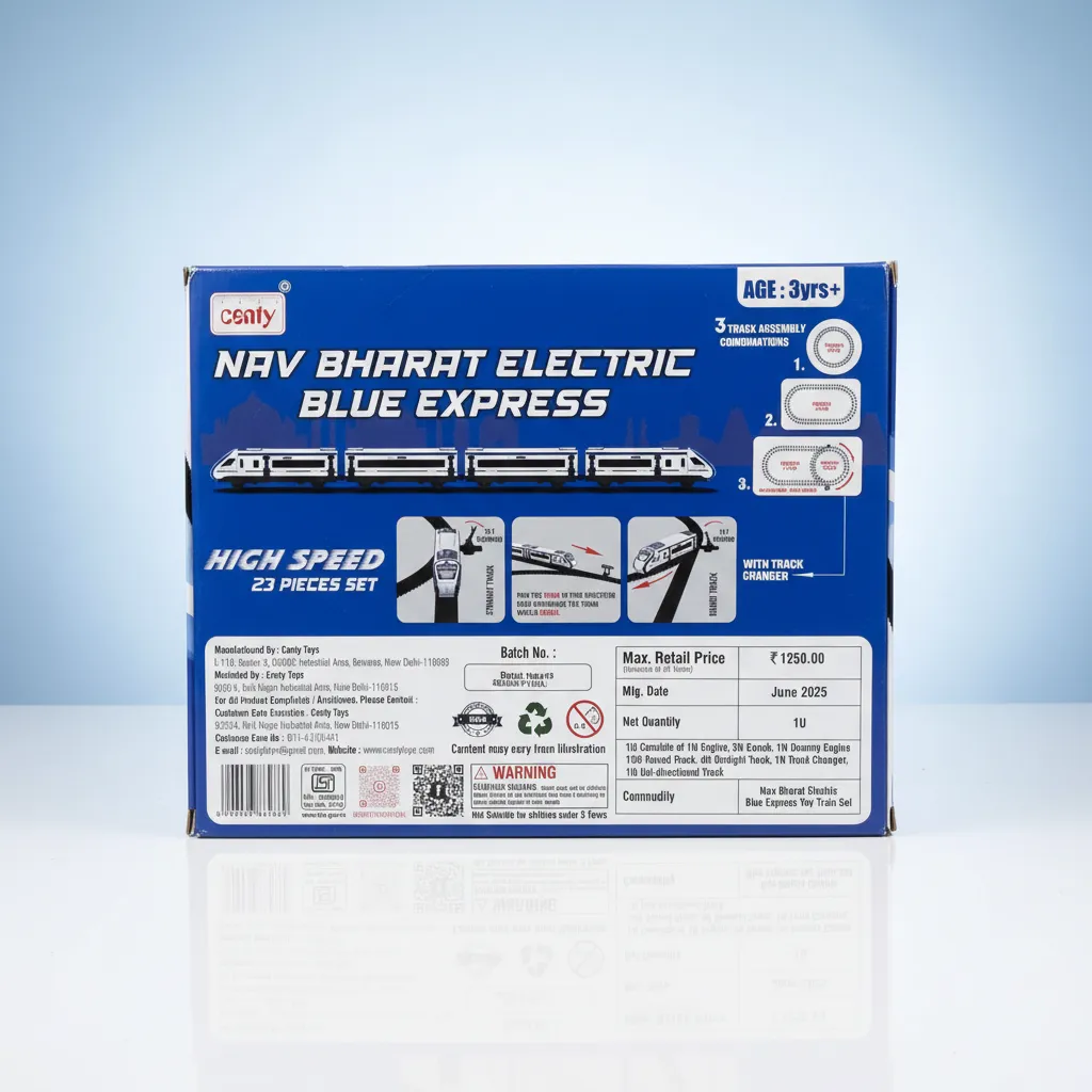 Nav Bharat Electric Blue Express view 2